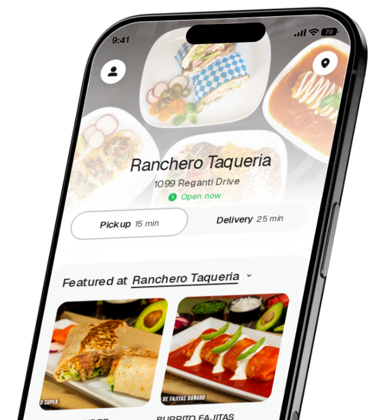 Ranchero Taqueria app preview