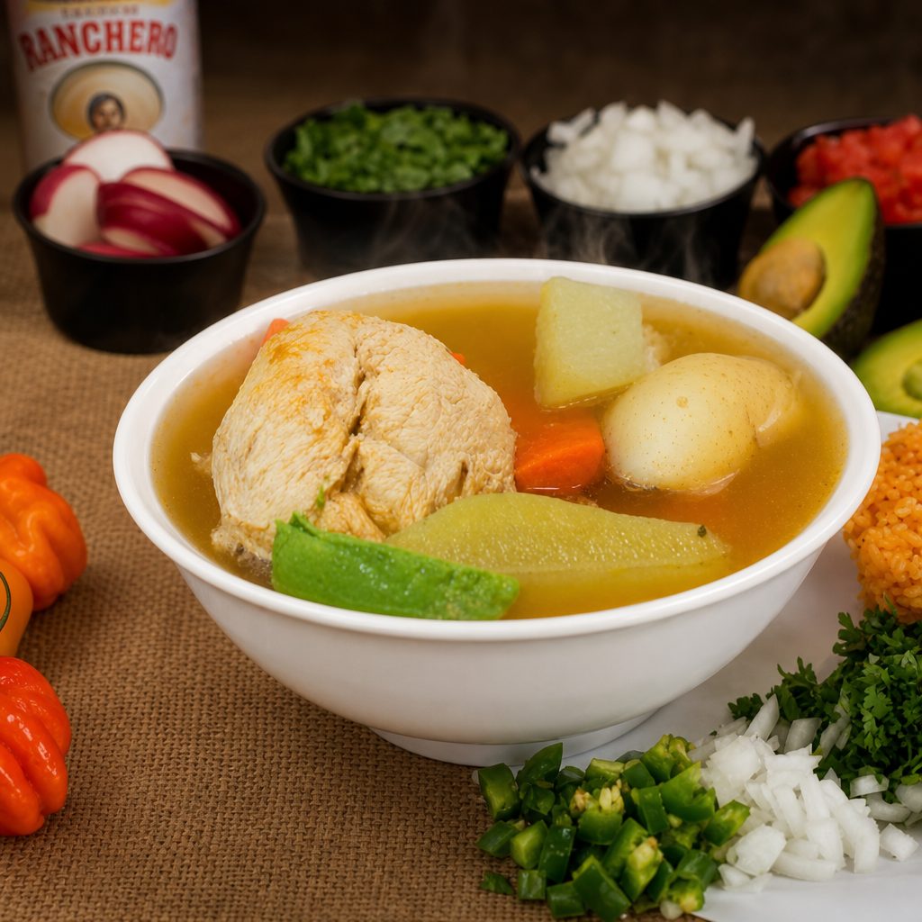 Caldo De Pollo.