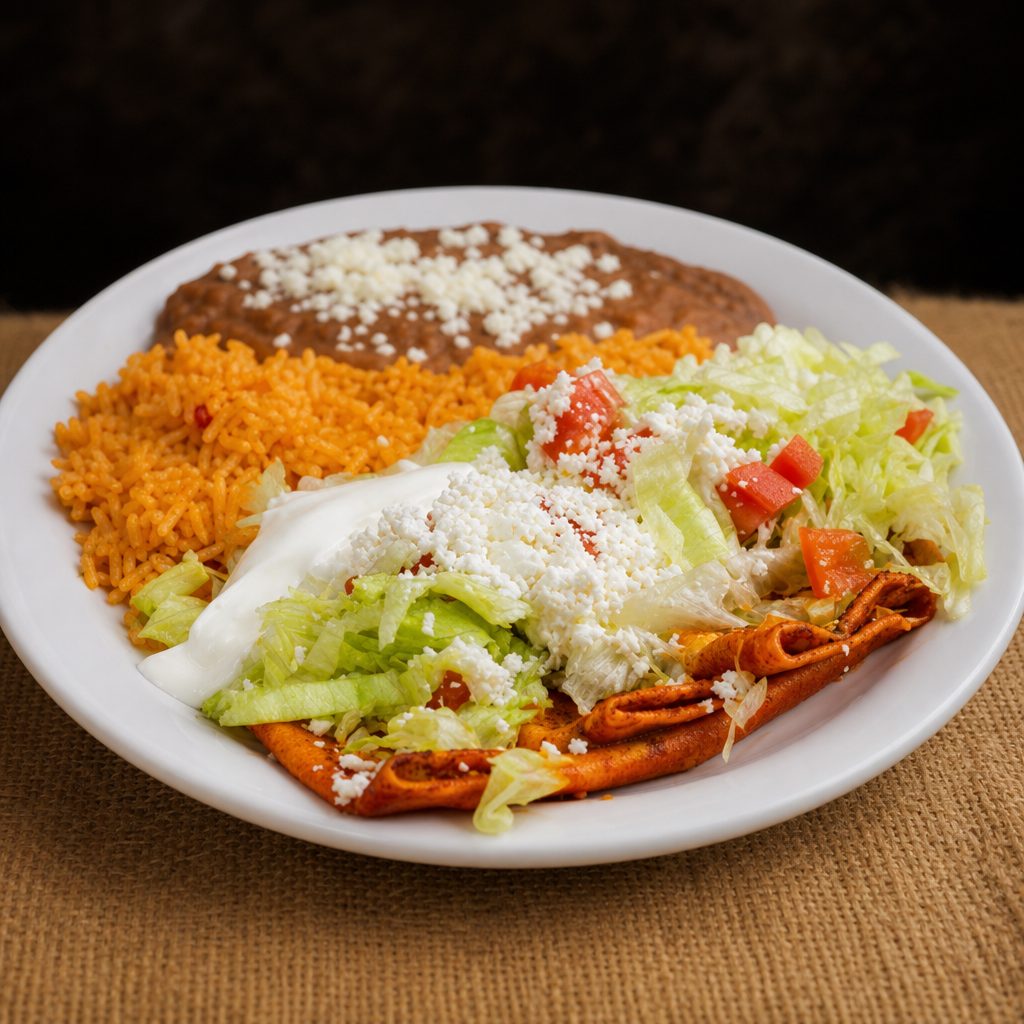 Enchiladas Mexicanas.