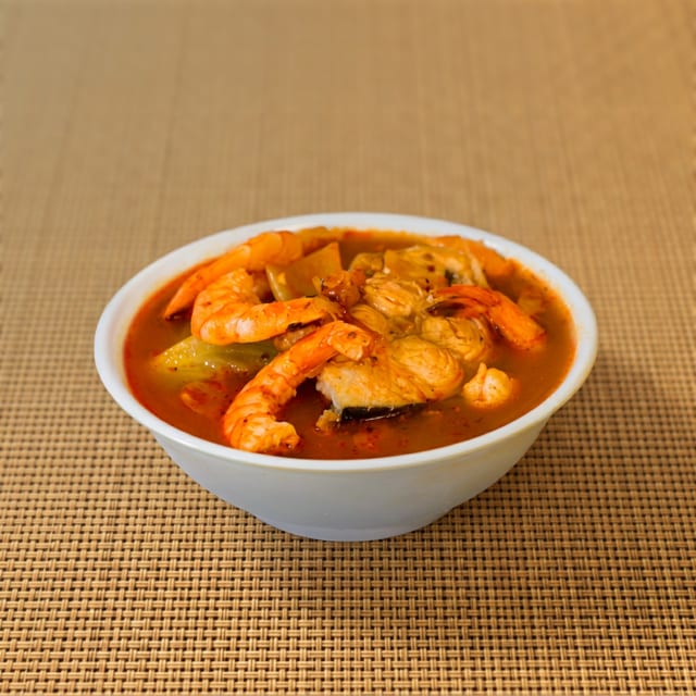 Caldo De Mariscos.